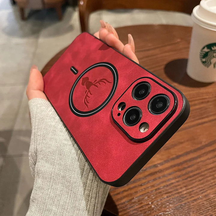 Leather Magnetic Protective Phone Case