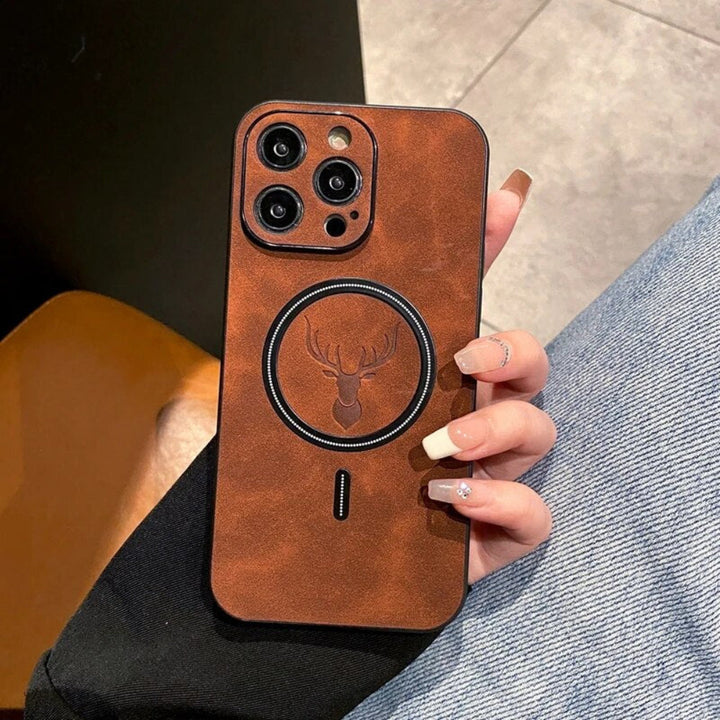 Leather Magnetic Protective Phone Case