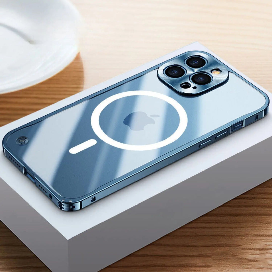 Metal Luxury MagSafe Case for iPhone Pro Max - Slim and Stylish Design with Maximum Protection