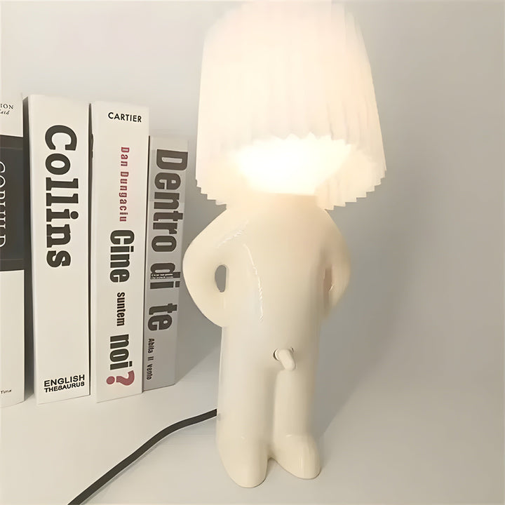 Sassy Boy Creative Table Lamp – Unique Lighting for Bedroom and Living Space