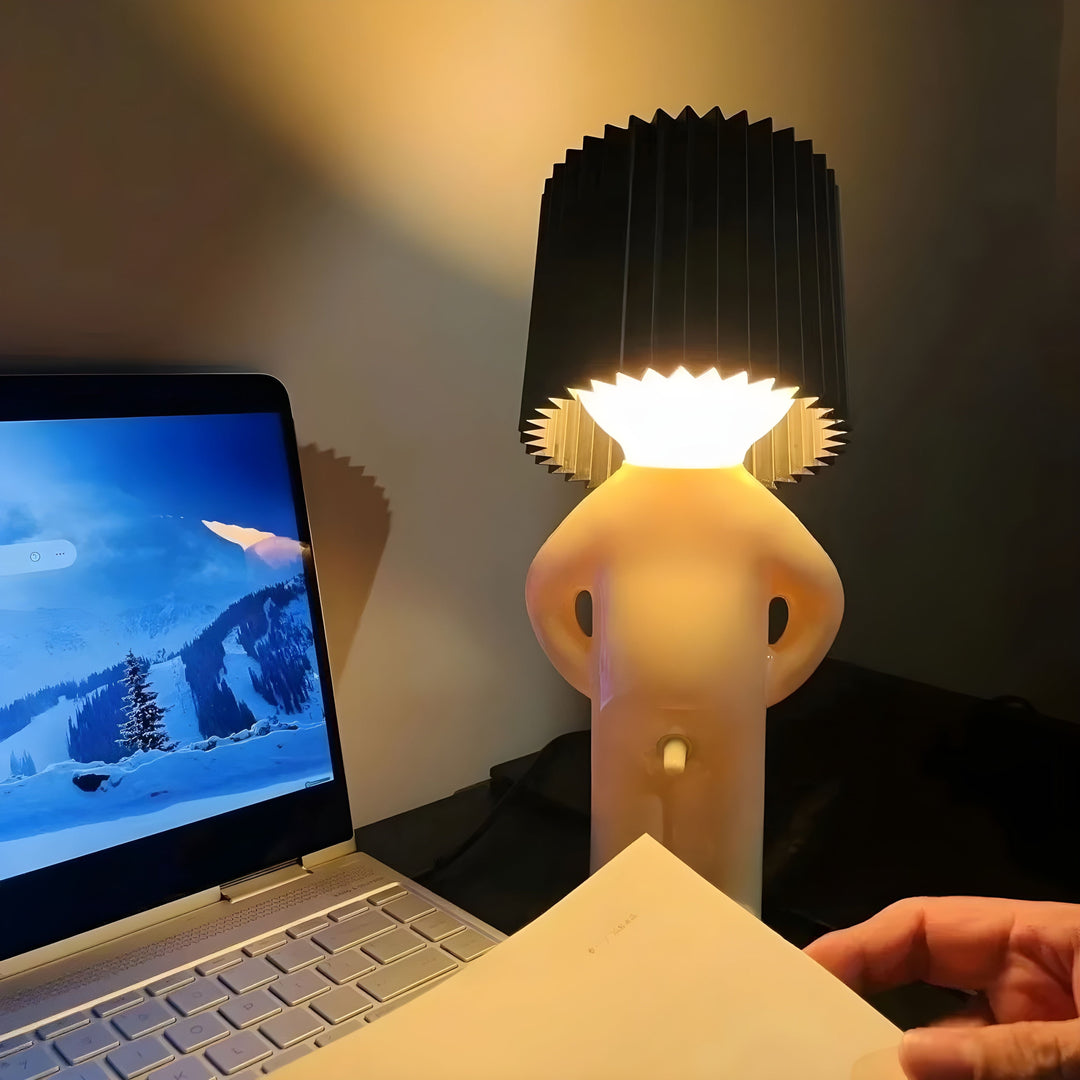 Sassy Boy Creative Table Lamp – Unique Lighting for Bedroom and Living Space