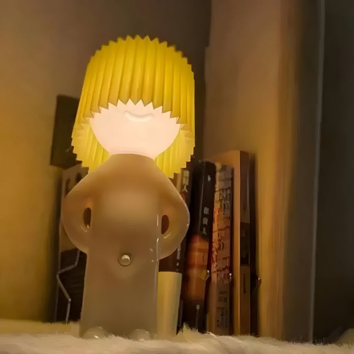 Sassy Boy Creative Table Lamp – Unique Lighting for Bedroom and Living Space