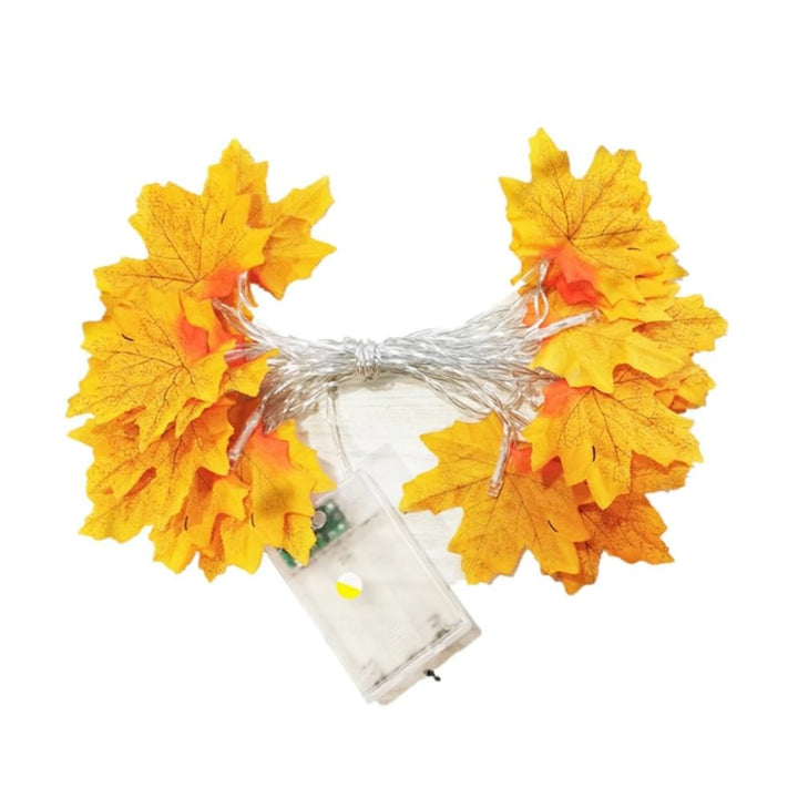 Maple Leaves Autumn String Lights