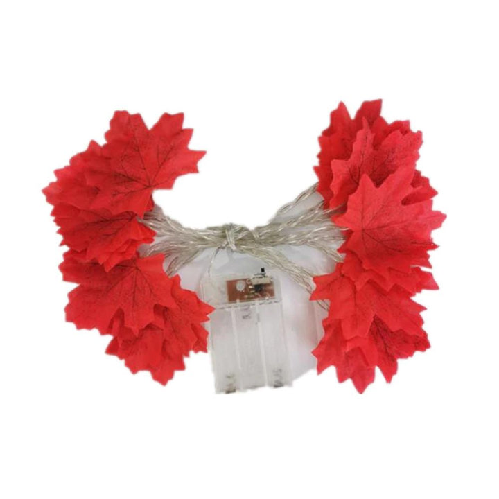 Maple Leaves Autumn String Lights