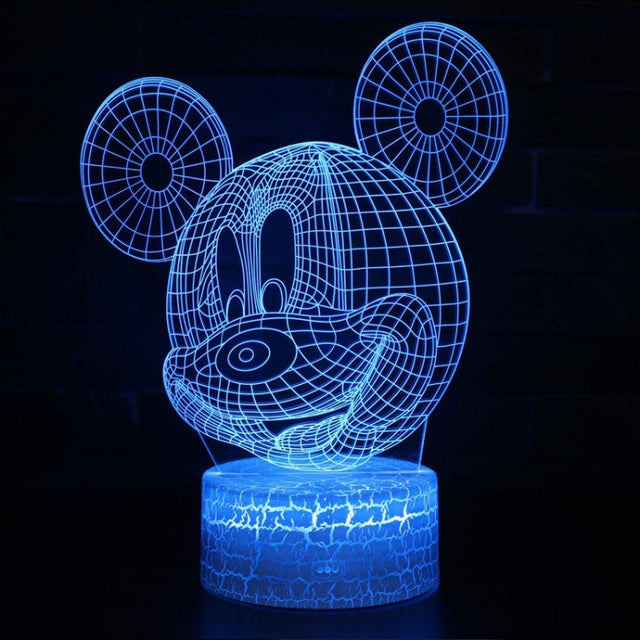 3D Lamp head of Mickey