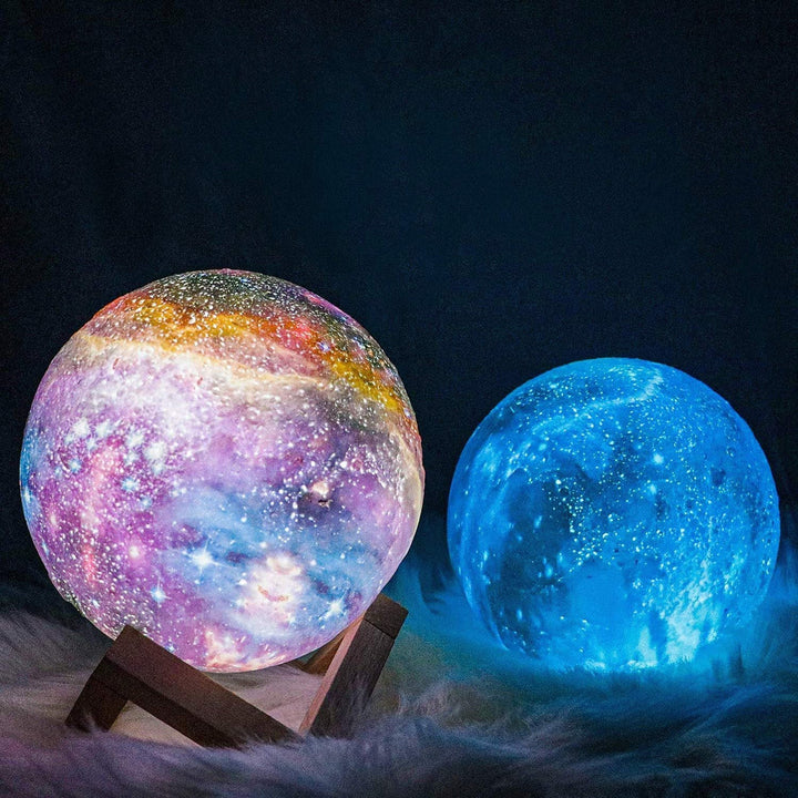 Scandinavian Moon Lamp | 16 colours | With Remote Control - Sky
