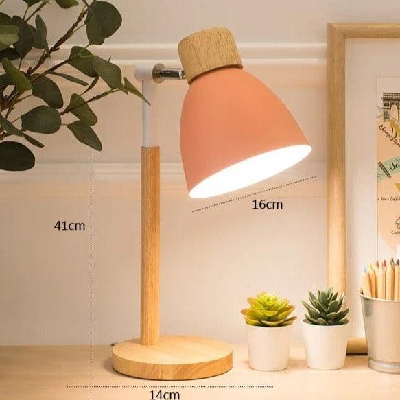 Nordic Table Lamp | Wood, Iron