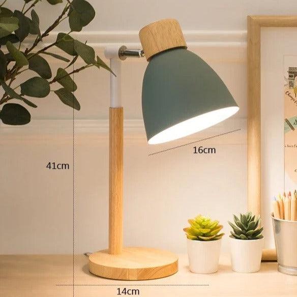 Nordic Table Lamp | Wood, Iron
