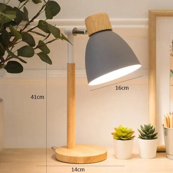 Nordic Table Lamp | Wood, Iron