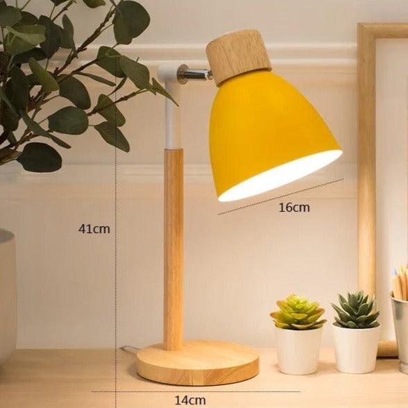 Nordic Table Lamp | Wood, Iron