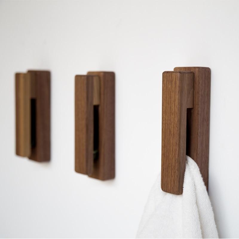 Nordic Wooden Towel Holder for the Bathroom