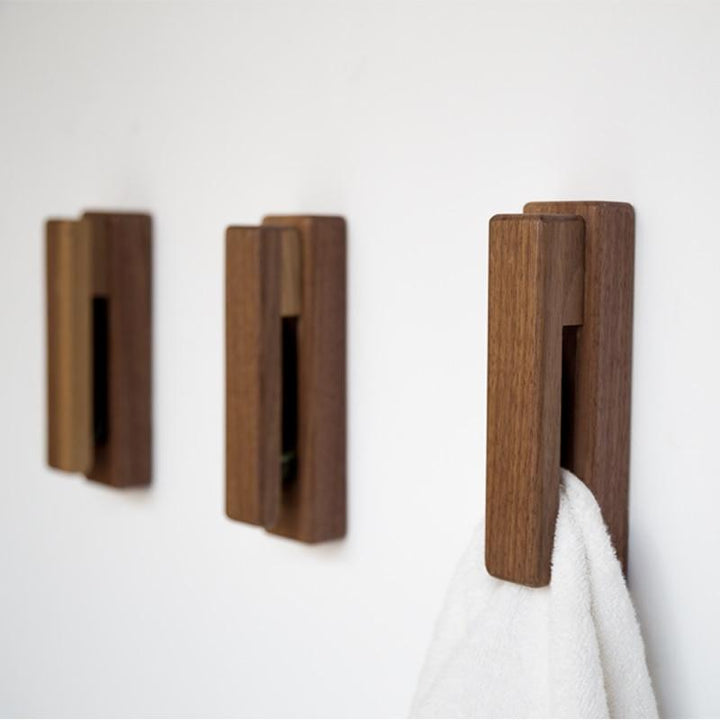 Nordic Wooden Towel Holder for the Bathroom