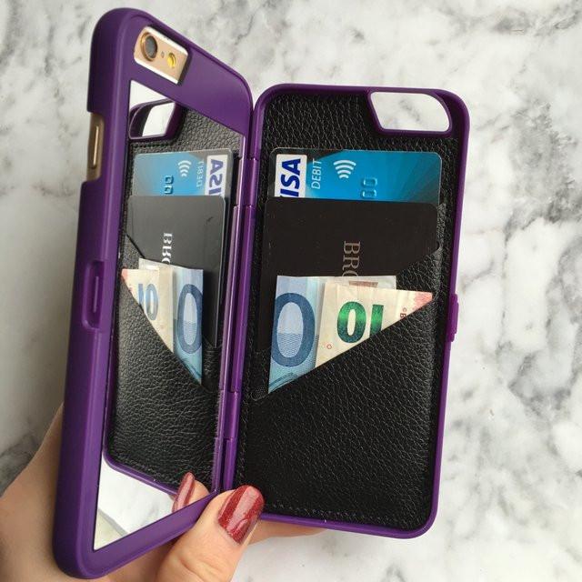 Lily - The Luxury Makeup Mirror/Wallet Case for iPhone |