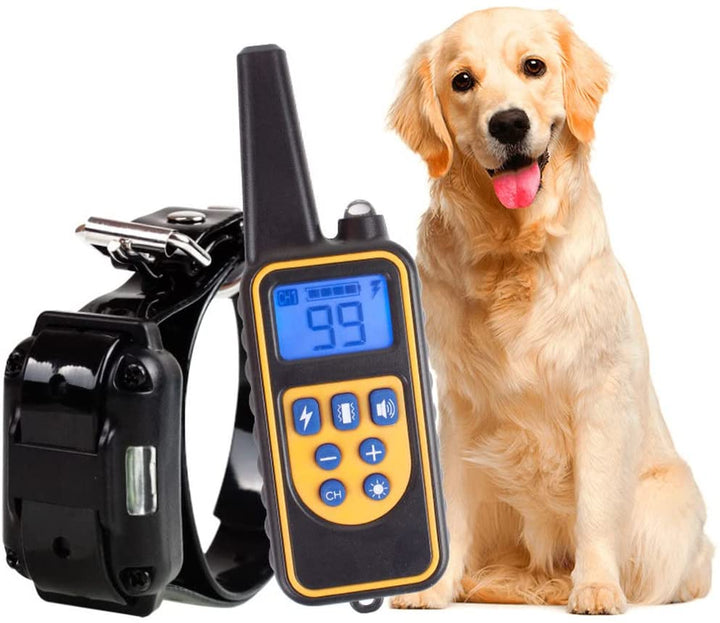 800M Rechargeable Electric Dog Training Collar | Waterproof, Remote Control &amp; Ideal for Effective Dog Training