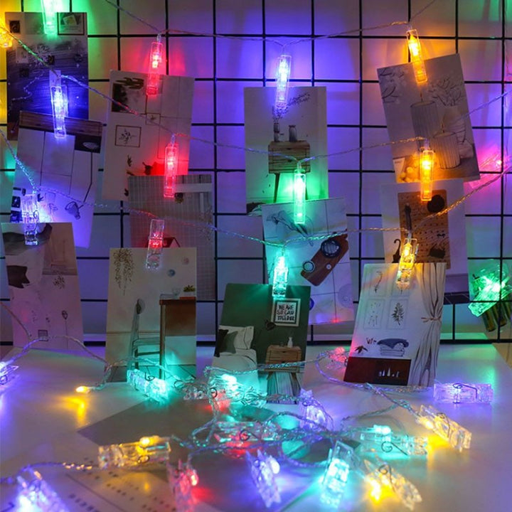 Photo Clips LED Fairy String Lights for Pictures