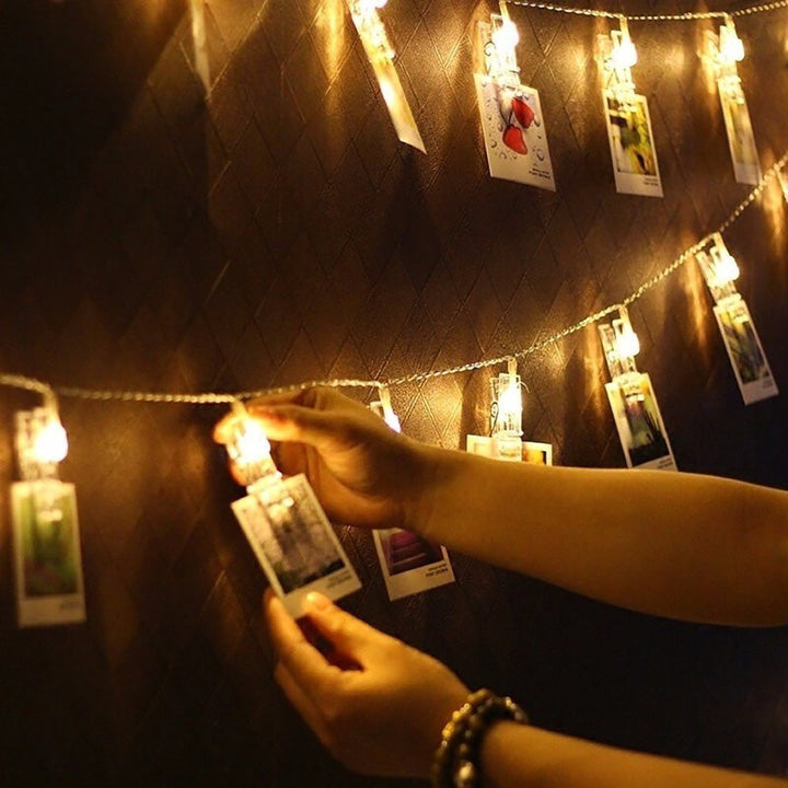 Photo Clips LED Fairy String Lights for Pictures