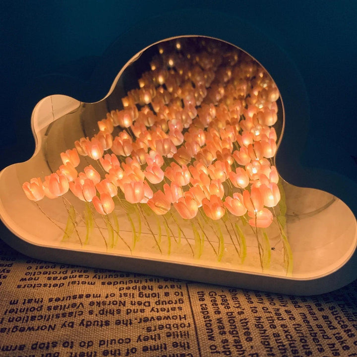 Tulip Cloud LED Mirror – Magic Light &amp; Decorative Design |