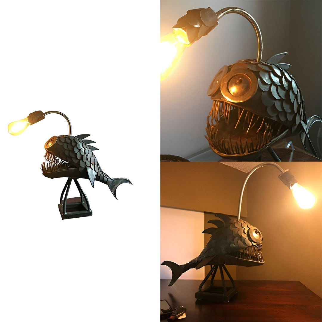 Steampunk Angler Fish Lamp – Cool &amp; Unusual Floor Lamp for Your Home
