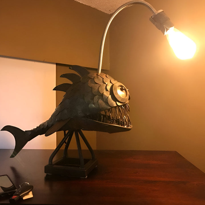 Steampunk Angler Fish Lamp – Cool &amp; Unusual Floor Lamp for Your Home