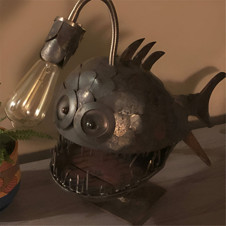 Steampunk Angler Fish Lamp – Cool &amp; Unusual Floor Lamp for Your Home