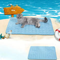 Dogs Self Cooling Mat Pet Cat Cooling Mat And Sleeping Pad For Pets Summer Cool Pads Blanket Washable Ice Silk Breathable Mat |