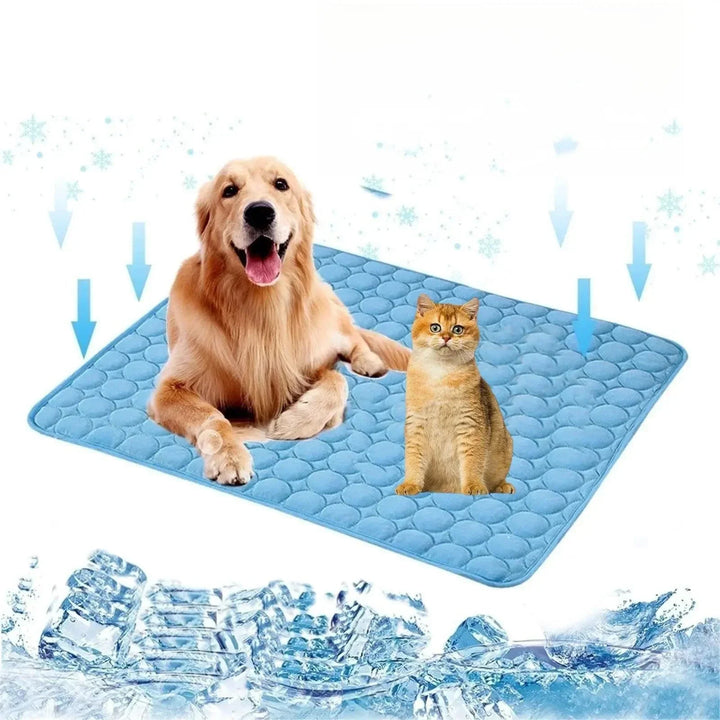 Dog Cooling Mat Summer Pad for Dogs Cat Blanket Breathable Dog Bed Kennel Puppy Sleeping Sofa Cushion Dog Accessories |