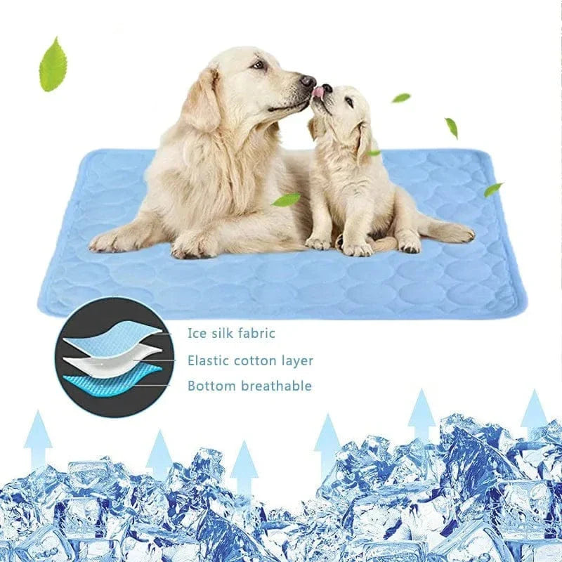 Dog Cooling Mat Summer Pad for Dogs Cat Blanket Breathable Dog Bed Kennel Puppy Sleeping Sofa Cushion Dog Accessories |