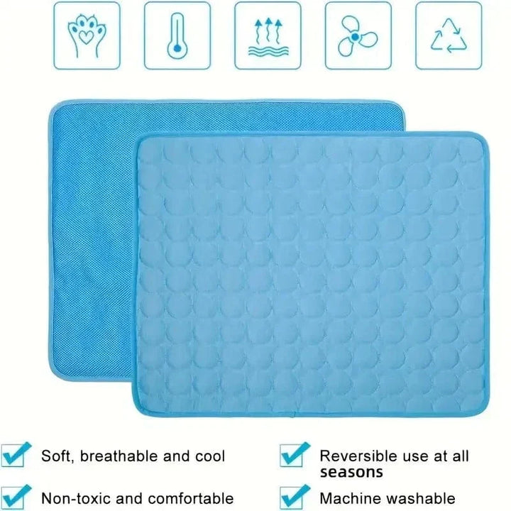 Dogs Self Cooling Mat Pet Cat Cooling Mat And Sleeping Pad For Pets Summer Cool Pads Blanket Washable Ice Silk Breathable Mat |