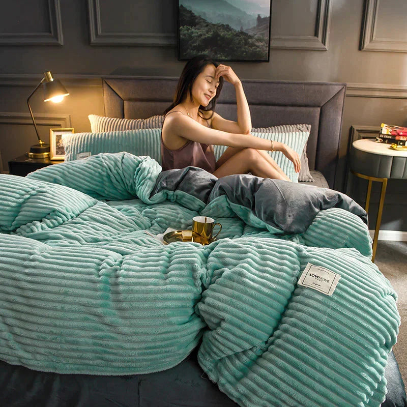 Fleece Blanket Soft Warm Plush Bedding