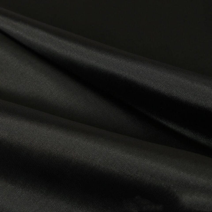 Waterproof black polyester shower curtain with various size options