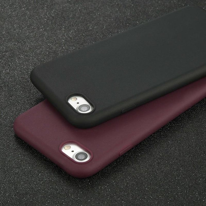 Aleta - Soft Silicone Matte iPhone Case |