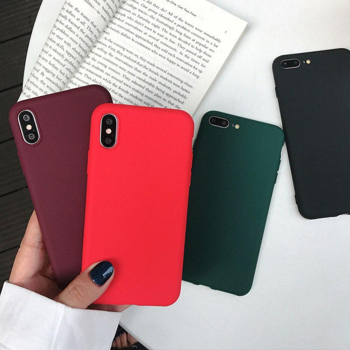Aleta - Soft Silicone Matte iPhone Case |