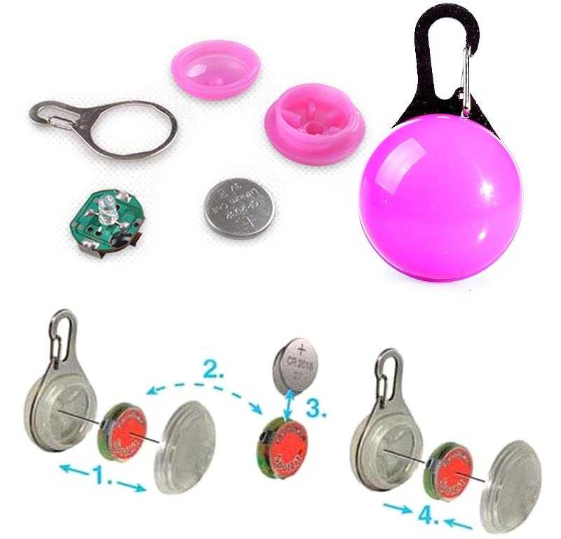 LED Flash Dog Collar Pendant |