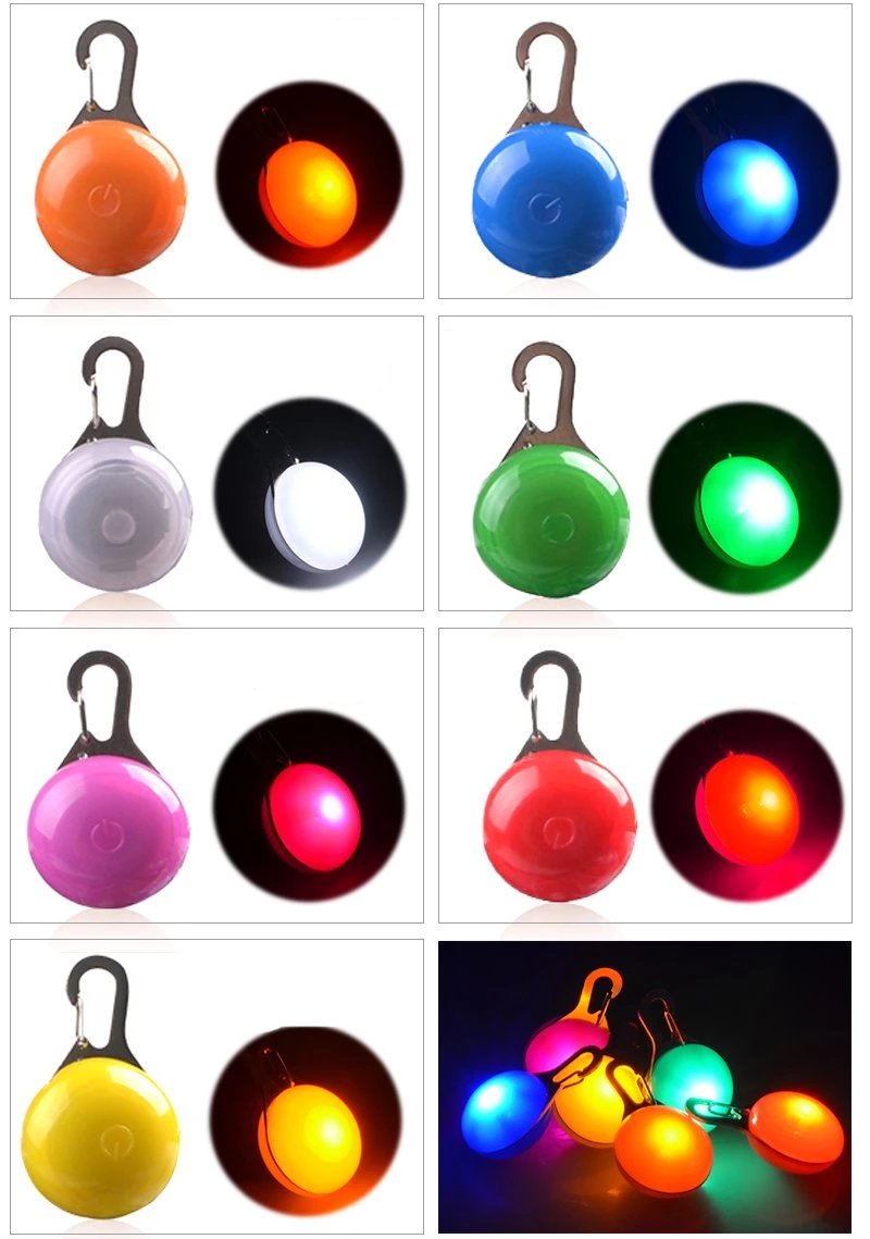 LED Flash Dog Collar Pendant |