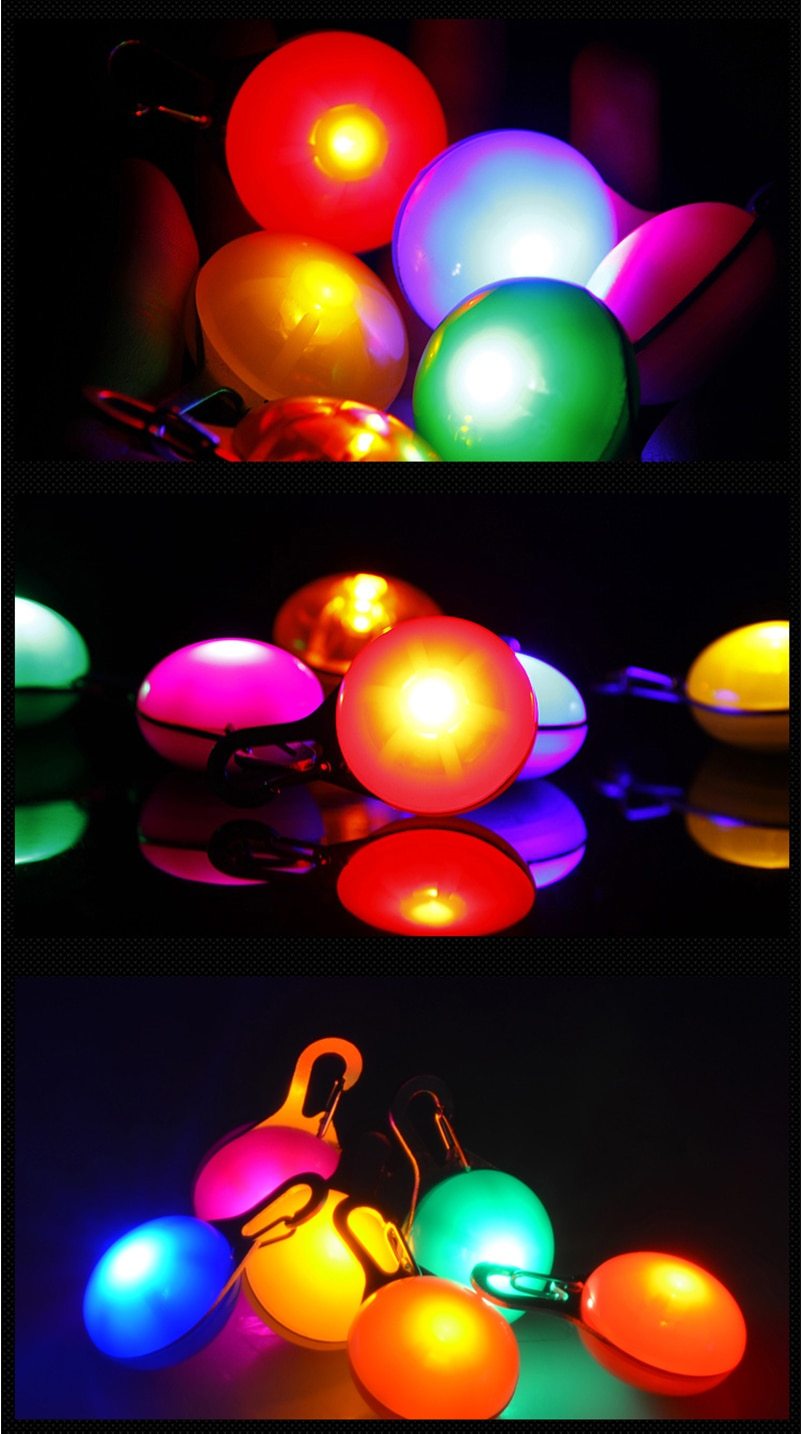LED Flash Dog Collar Pendant |