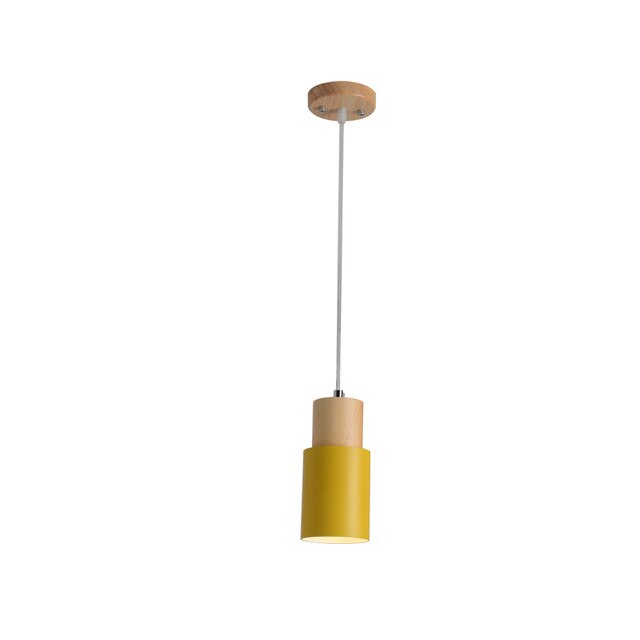 Designer Nordic Wood Base Pendant Lamp