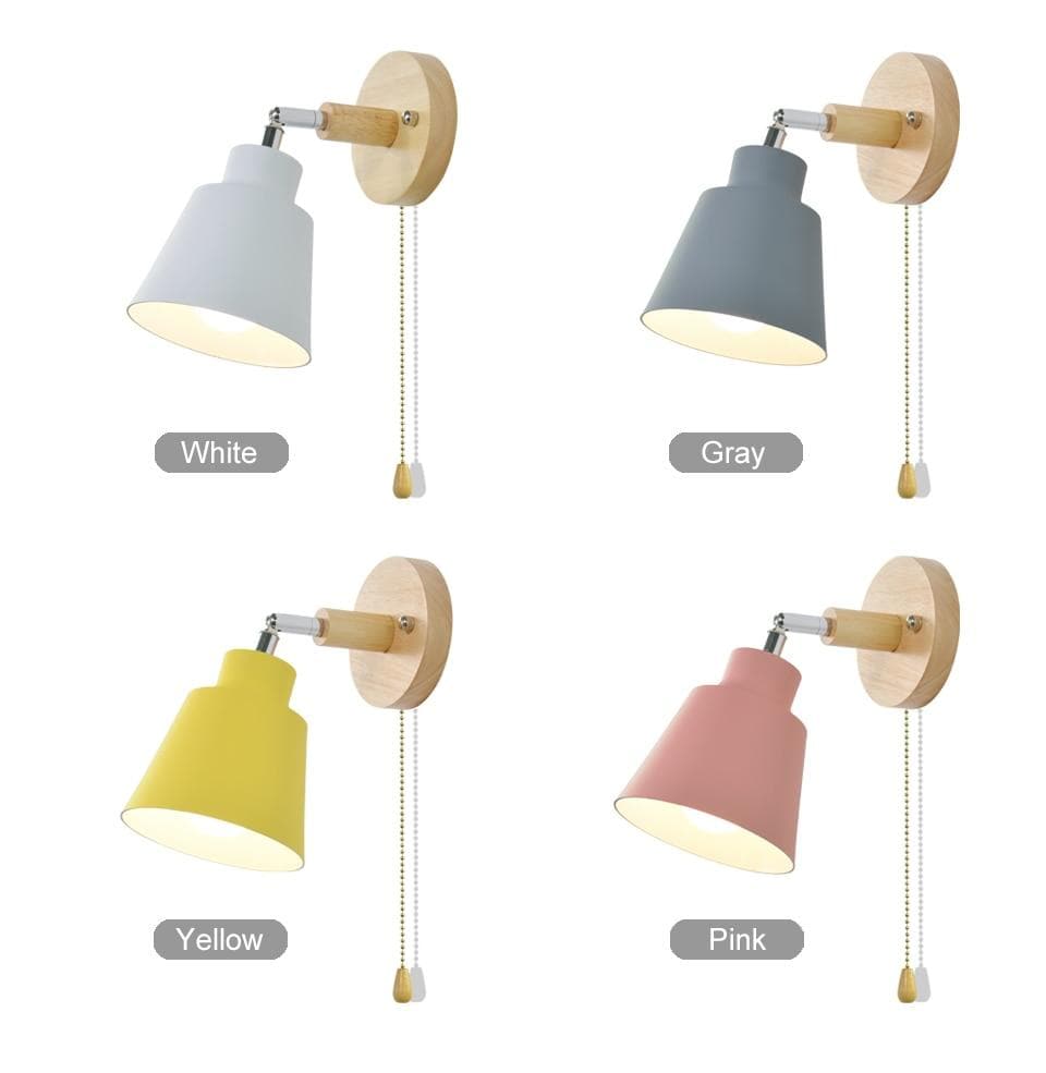 Rotatable Collin Wall Light with Pull Chain Switch