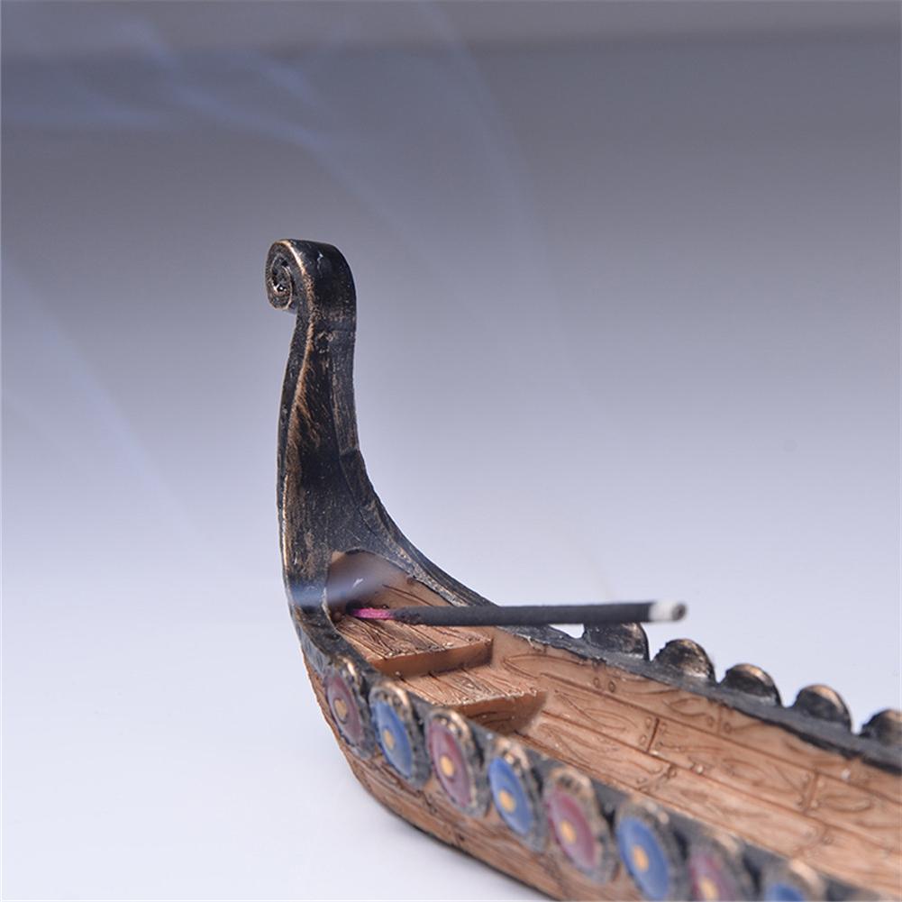 Retro Dragon Boat Incense Holder