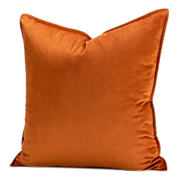 VelvetLuxe – Elegant velvet cushion cover with refined details