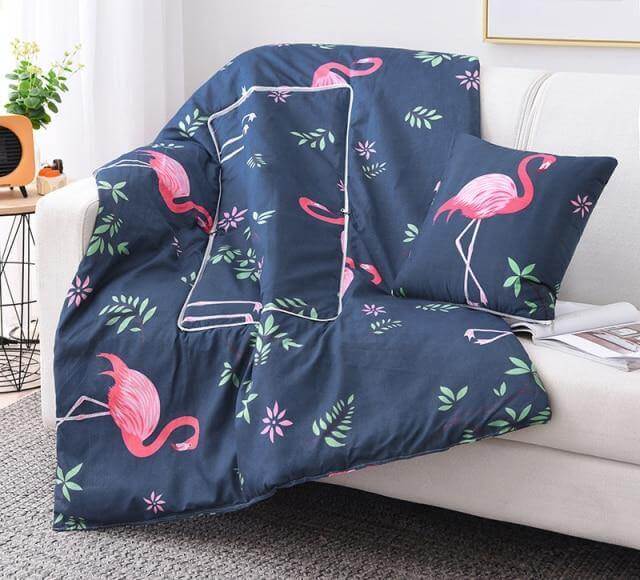 2In1 colourful Cartoon Pillow Blanket
