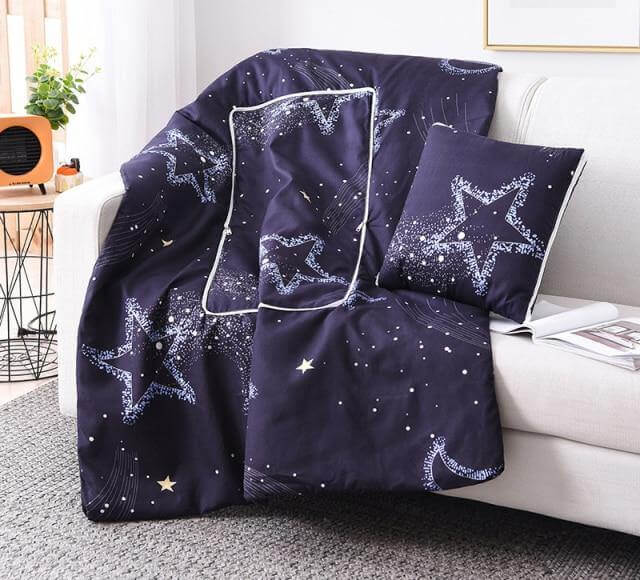 2In1 colourful Cartoon Pillow Blanket