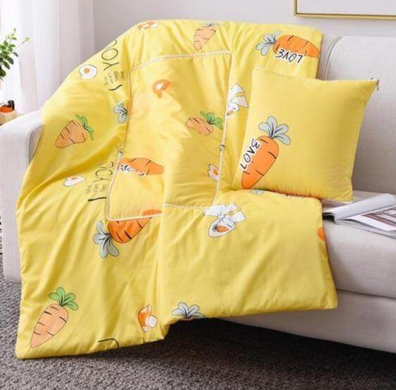 2In1 colourful Cartoon Pillow Blanket