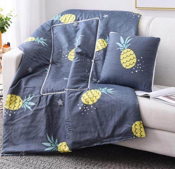 2In1 colourful Cartoon Pillow Blanket