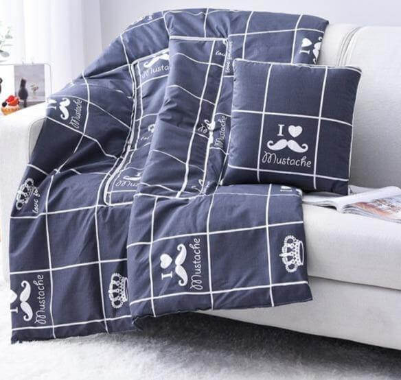 2In1 colourful Cartoon Pillow Blanket
