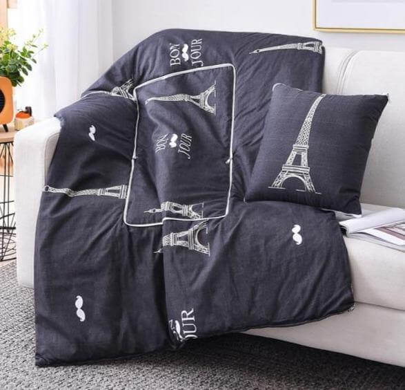 2In1 colourful Cartoon Pillow Blanket