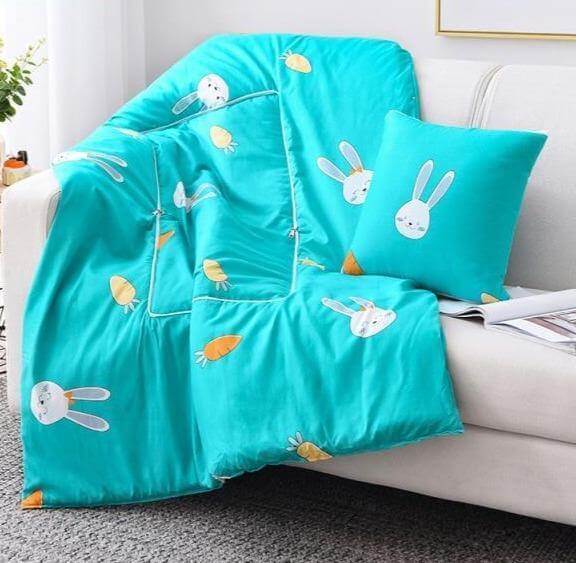 2In1 colourful Cartoon Pillow Blanket