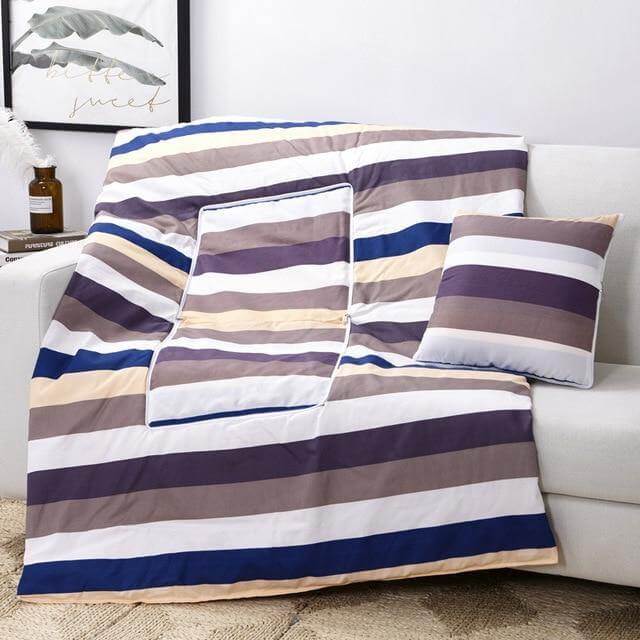 2In1 colourful Cartoon Pillow Blanket