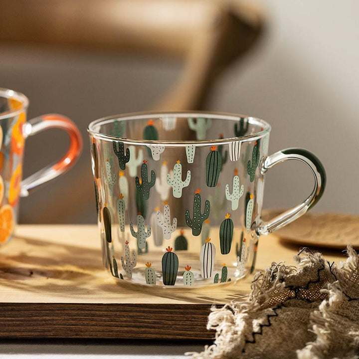 HighLand Printed Glass Measuring Cup