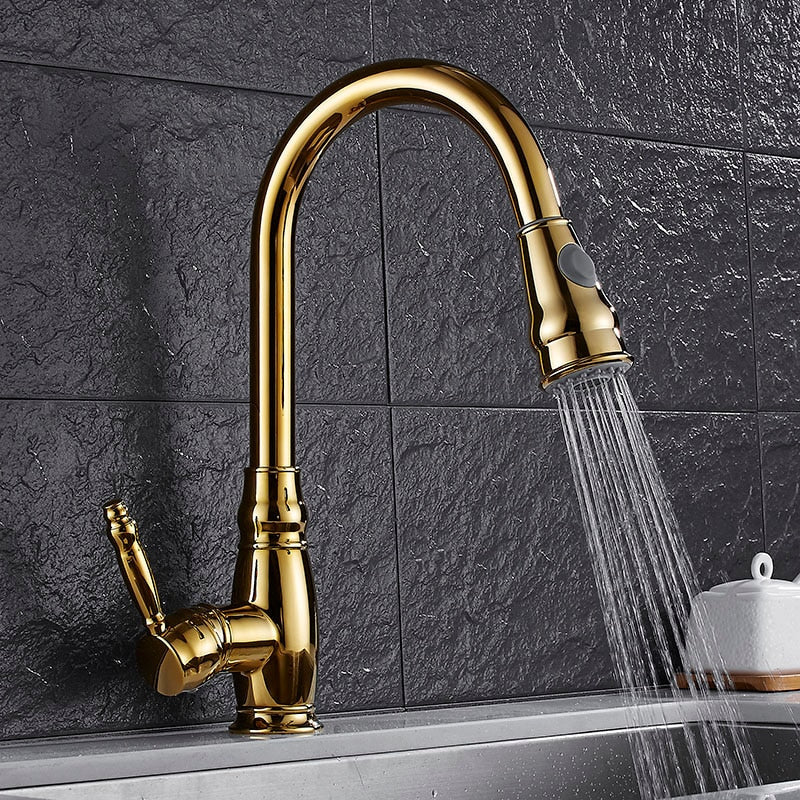 Ashby - Retractable kitchen faucet