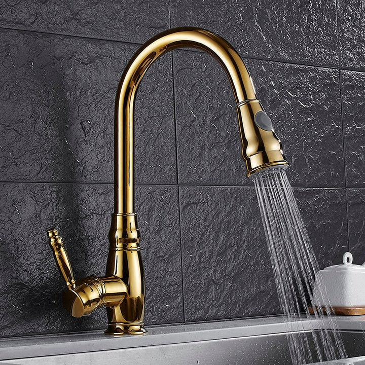 Ashby - Retractable kitchen faucet